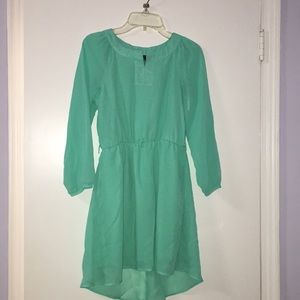 Teal dress for girls size 10